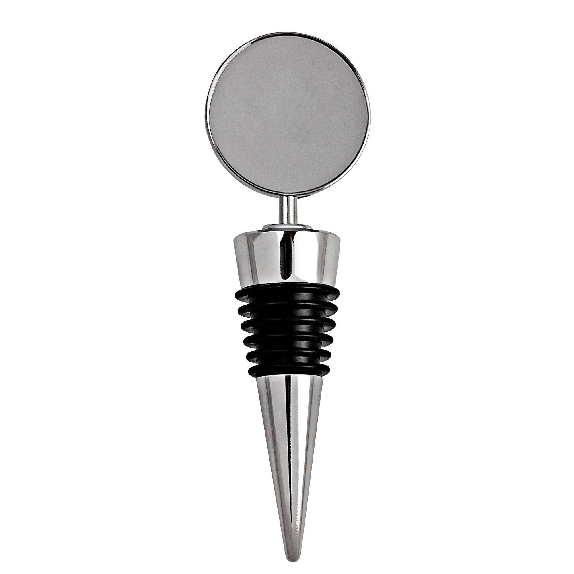 Silver Franklin Half Dollar Coin Wine Stopper